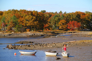 Kennebunk River in the Fall